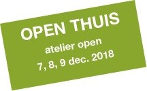 OPEN THUIS
atelier open
7, 8, 9 dec. 2018